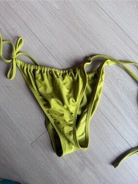 wild fable Lime Green Triangle Bikini Bottoms